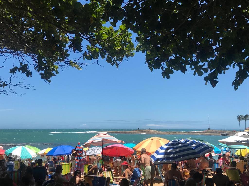 Apartamento Pe Na Areia E Aguas Tranquilas No Centro De Guarapari Extérieur photo